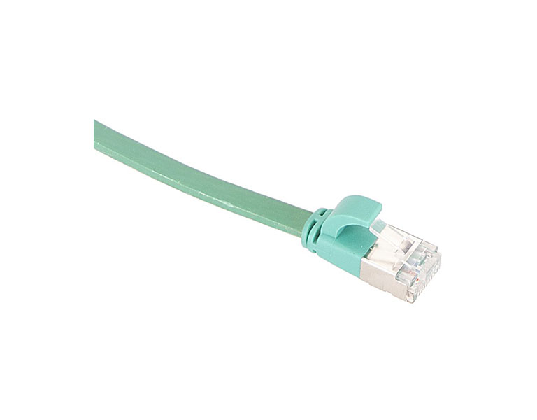 Masterlan PCU6A-F-3GN-MSC patch cable U/FTP, flat, Cat6A, 3m, green