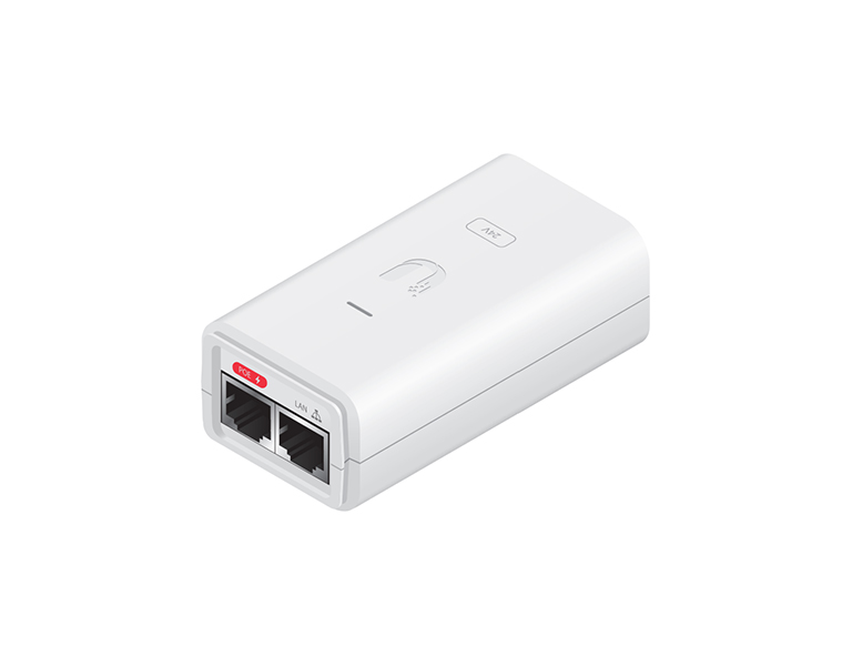 Ubiquiti POE-24-12W-G-WH Gigabit PoE Adapter 24V, 0.5A, 12W with power cable