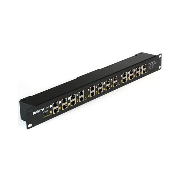 MaxLink POE-PAN12-G Gigabit POE panel 12 ports, 1U for rack 19