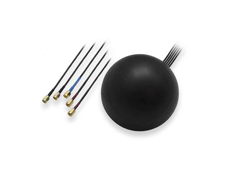 Teltonika PR1KCO28 Combo MIMO Mobile/GNSS/WiFi Roof SMA Antenna