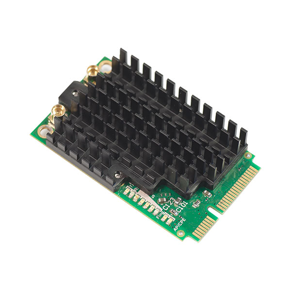 MikroTik R11e-2HPnD High Power miniPCI-e card with MMCX connectors