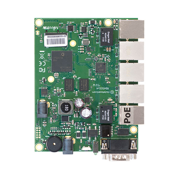 MikroTik RB450Gx4 716MHz CPU, 1GB RAM, 5x GLAN, RouterOS L5