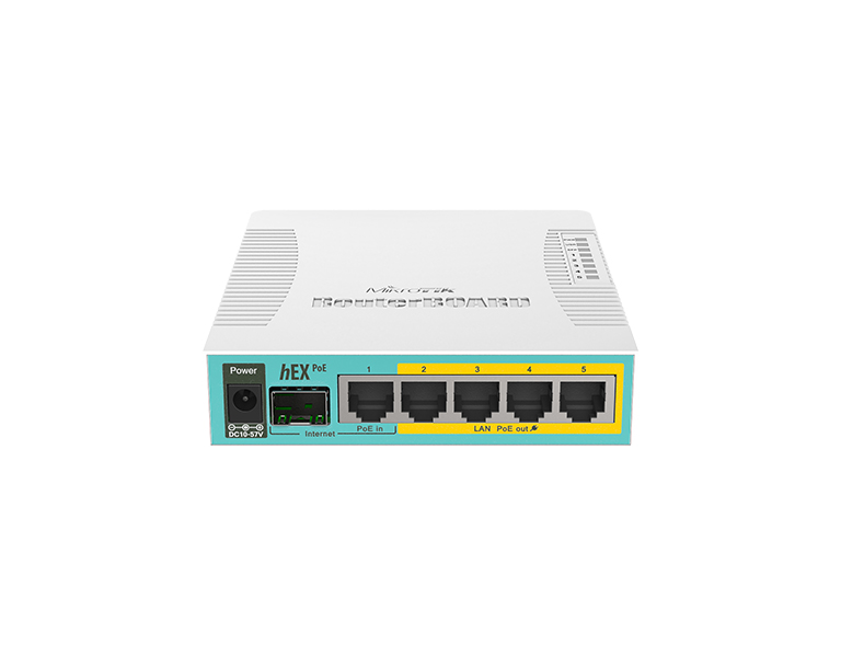 MikroTik RB960PGS 800MHz CPU, 128MB RAM, 5xGLAN, Level 4