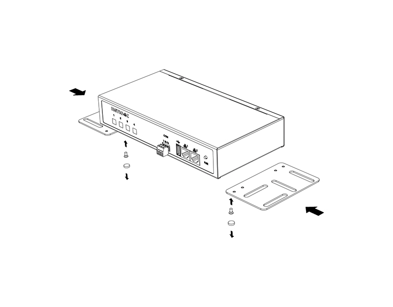 Netio RM4 4C Universal Metal brackets
