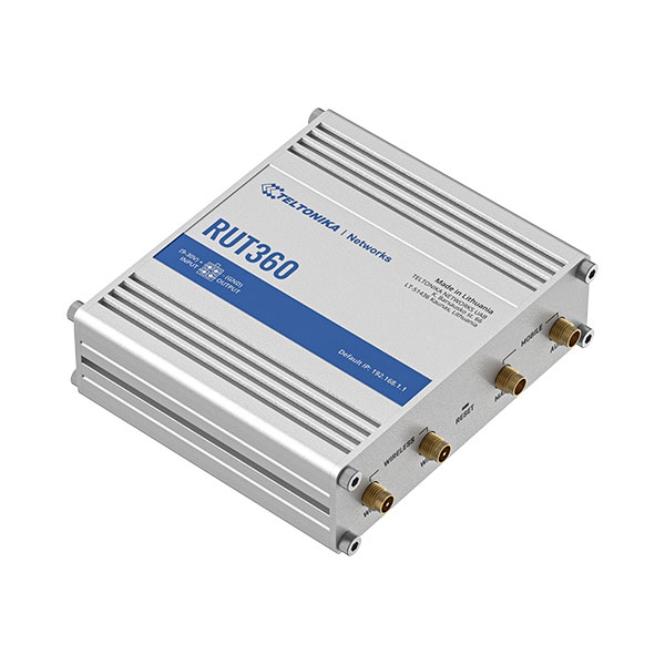 Teltonika RUT360 LTE Cat6 Industrial Cellular Router, OPEN BOX