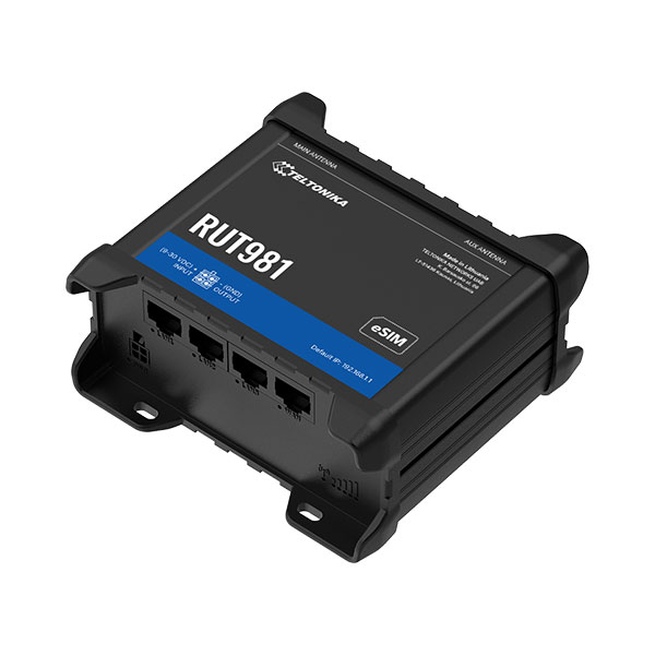 Teltonika RUT981 Global 4G LTE  Router, ESIM
