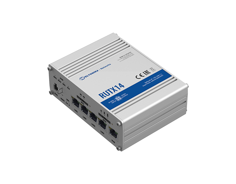 Teltonika RUTX14 4G LTE CAT12 Industrial Cellular Router