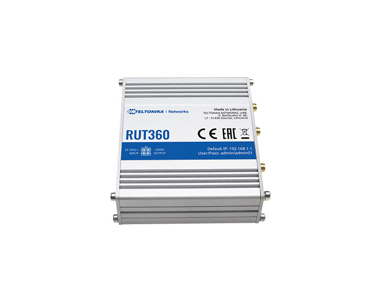 Teltonika RUT360 LTE Cat6 Industrial Cellular Router