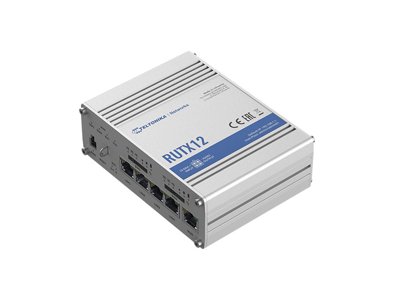 Teltonika RUTX12 Dual LTE Cat6 Router