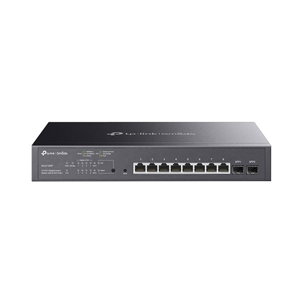 TP-LINK SG2210MP V5 JetStream 10-Port Gigabit Smart Switch with 8-Port PoE+