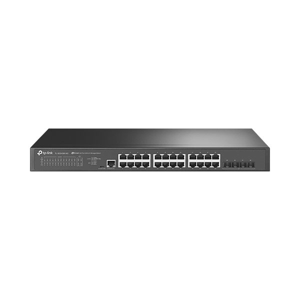 TP-LINK SG3428X-M2 V1.2 JetStream 24-Port 2.5GBASE-T L2+ Managed Switch with 4 10GE SFP+ Slots