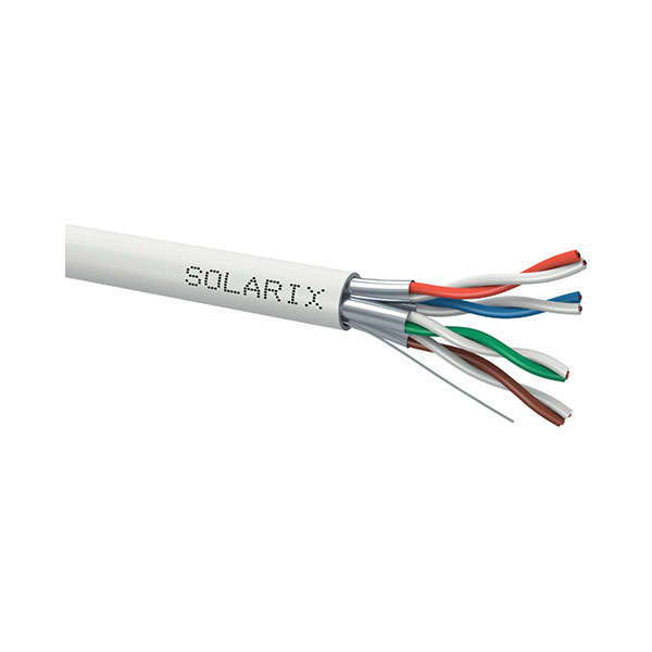 Solarix SXKD-6A-STP-LSOH-M Installation cable Cat6a, STP, LSOH, AWG23 by meter