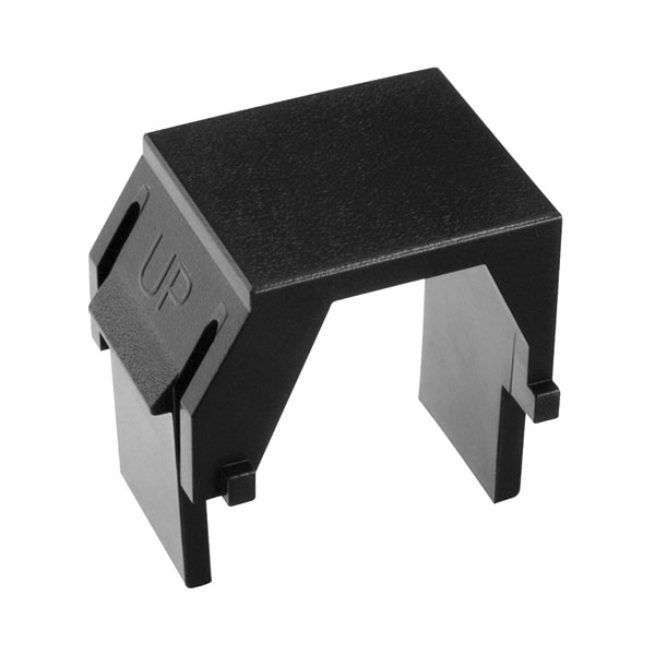 Solarix SXKJ-0-BK blind flange for patch panels and sockets, black