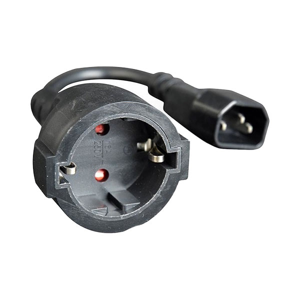 Gembird PC-SFC14M-01 Καλώδιο schuko female C14 15cm