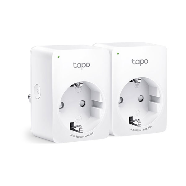 TP-LINK TAPO P110(2-PACK) V1.2 Mini Smart Wi-Fi Socket, Energy Monitoring