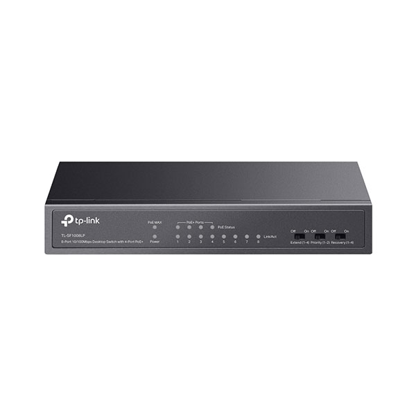 TP-LINK TL-SF1008LP V3 8-Port 10/100Mbps Desktop Switch with 4-Port PoE