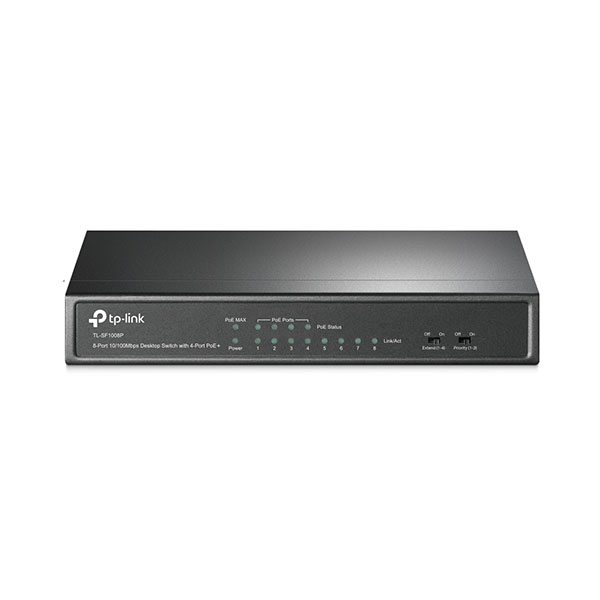 TP-LINK TL-SF1008P V8 8-Port 10/100Mbps Desktop Switch with 4-Port PoE+
