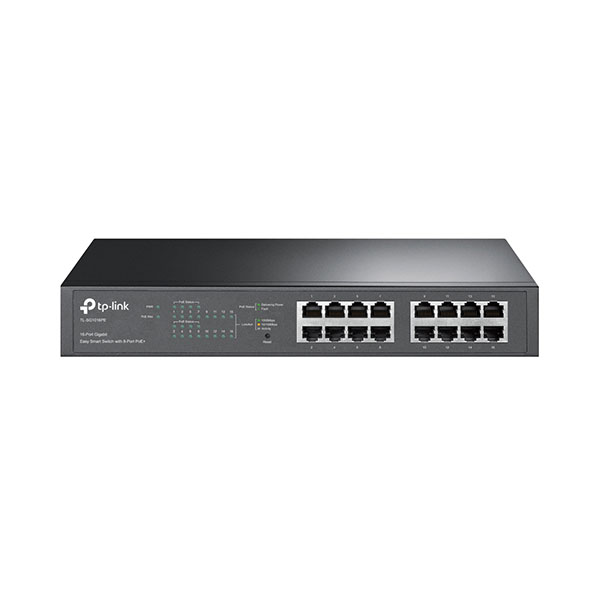 TP-LINK TL-SG1016PE V6 16-Port Gigabit Easy Smart Switch with 8-Port PoE+