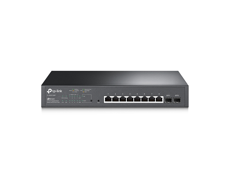 TP-LINK SG2210MP V5 JetStream 10-Port Gigabit Smart Switch with 8-Port PoE+