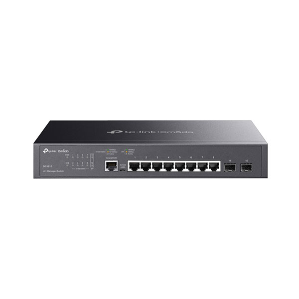 TP-LINK TL-SG3210 V3 8-Port Gigabit L2+ Managed Switch with 2 SFP Slots