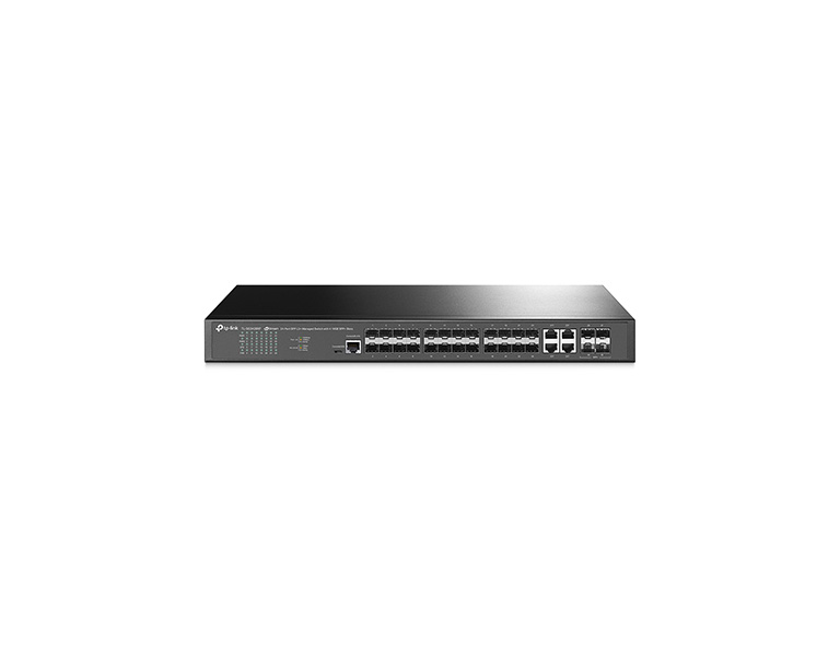 TP-LINK SG3428XF V1.2 JetStream 24-Port SFP L2+ Managed Switch with 4 10GE SFP+ Slots