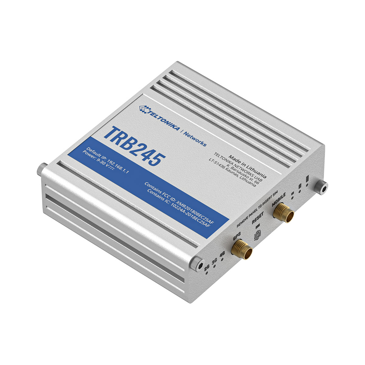 Teltonika TRB245 4G LTE Cat 4 Gateway Teltonika TRB245 4G LTE Cat 4 Gateway