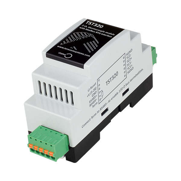Teracom TST320 2-channel thermocouple module with Modbus RTU interface ...