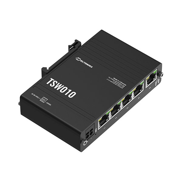 Teltonika TSW010 Din Rail Ethernet Switch