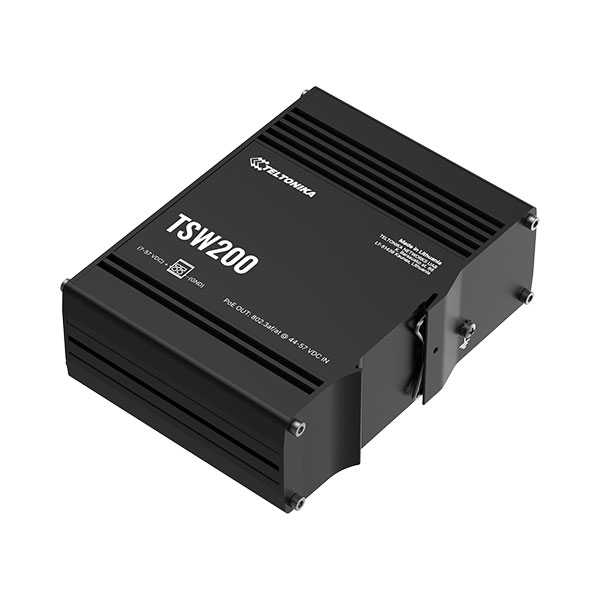 Teltonika TSW200 Industrial Unmanaged PoE+ Switch
