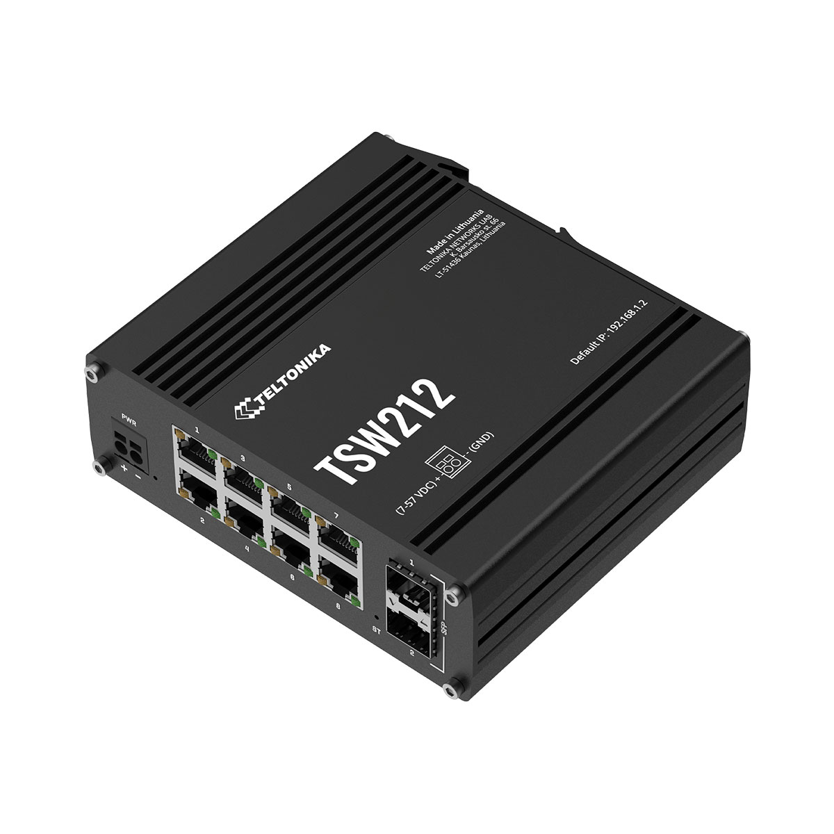 Teltonika TSW212 Managed Ethernet Switch Teltonika TSW212 Managed Ethernet Switch