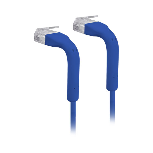 Ubiquiti U-CABLE-PATCH-RJ45-BL UniFi Ethernet Patch Cable, 0.22m, Cat6, Blue