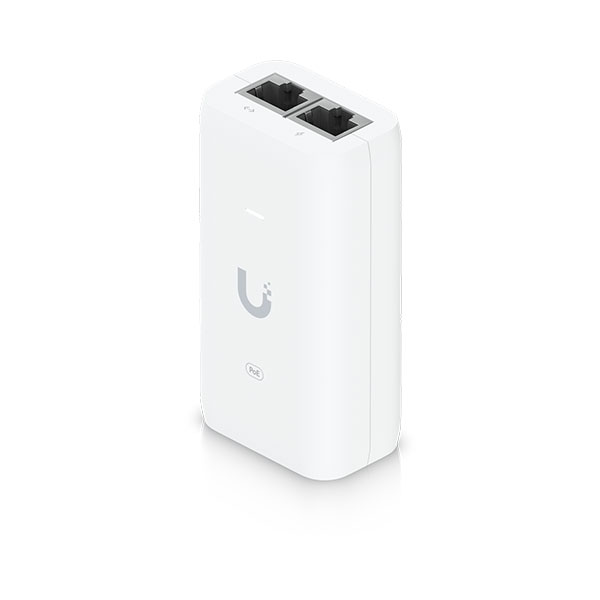 Ubiquiti U-POE Gigabit PoE Adapter, 48V/0.32A, 15W