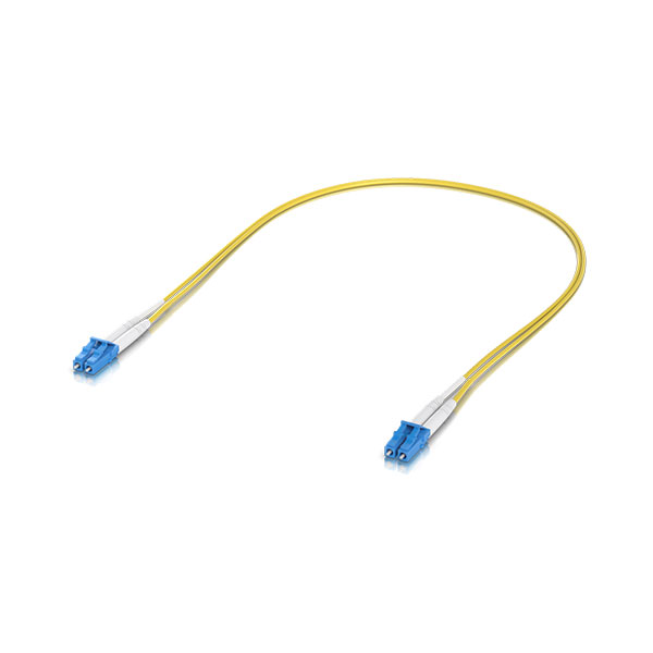 Ubiquiti UACC-OFC-S2-LULU-0.5M, OS2 Duplex LC UPC Fiber Patch Cable, 0.5M