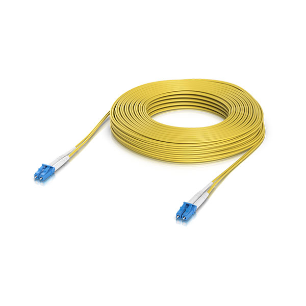 Ubiquiti UACC-OFC-S2-LULU-30M, OS2 Duplex LC UPC Fiber Patch Cable, 30m