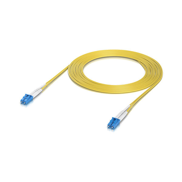 Ubiquiti UACC-OFC-S2-LULU-3M-50, OS2 Duplex LC UPC Fiber Patch Cable, 3M (50-Pack)