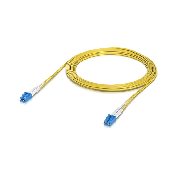 Ubiquiti UACC-OFC-S2-LULU-5M, OS2 Duplex LC UPC Fiber Patch Cable, 5m