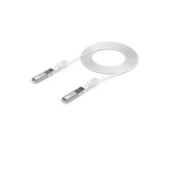 Ubiquiti UACC-UPLINK-SFP28-3M, Direct Attach Cable SFP28, White, 3m
