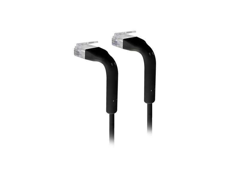 Ubiquiti UC-PATCH-RJ45-BK UniFi Ethernet Patch Cable, 0.22m, Cat6, Black