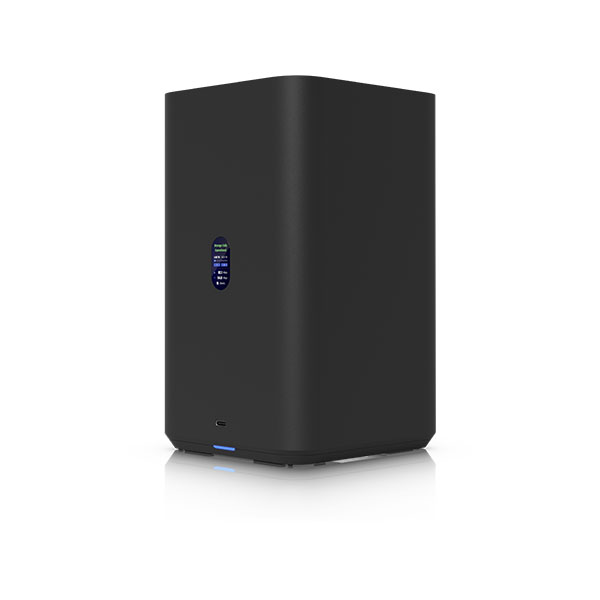 Ubiquiti UNAS-2-B, UniFi Network Attached Storage, 2 x 3.5'' HDD Bays, 2.5 GbE, USB-C, PoE++ Power, Black