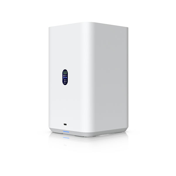 Ubiquiti UNAS-2-W, UniFi Network Attached Storage, 2 x 3.5'' HDD Bays, 2.5 GbE, USB-C, PoE++ Power, White