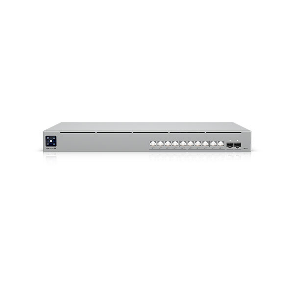 Ubiquiti USW-Pro-XG-10-PoE, Etherlighting PoE+++ Switch, Layer 3, 10x10 GbE, 2x10G SFP+ Ports (400W)