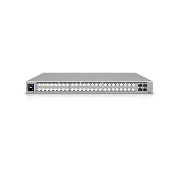 Ubiquiti USW-Pro-XG-48-PoE, Etherlighting PoE+++ Switch, Layer 3 32x10GbE, 16x2.5GbE, 4x25G, SFP28 Ports (1080W)
