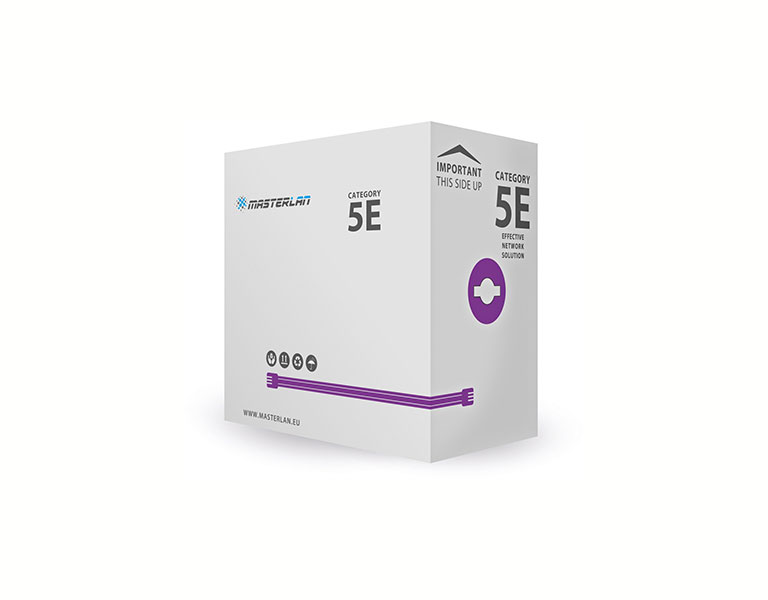 Masterlan UTP5E24LS-MS UTP wire cable Cat5e, LSOH, 24AWG, 305m
