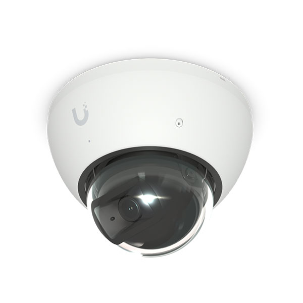 Ubiquiti UVC-AI-DOME-W, Vandal-Proof 4K PoE Dome Camera With Enhanced AI Capabilities, White