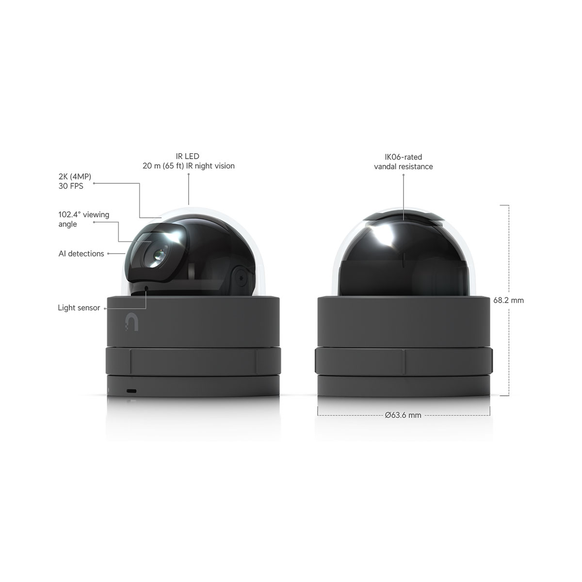Ubiquiti UVC-G5-Dome-Ultra-B - UniFi Video Camera G5 Dome Ultra, Black Ubiquiti UVC-G5-Dome-Ultra-B - UniFi Video Camera G5 Dome Ultra, Black