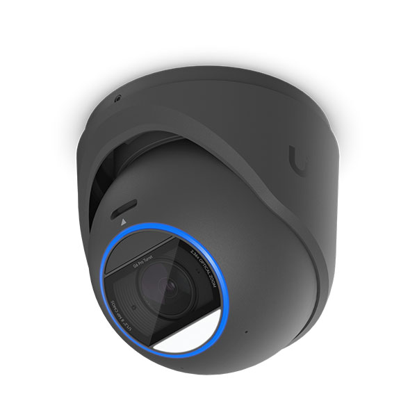 Ubiquiti UVC-G6-PRO-TURRET-B, UniFi G6 Pro Turret Camera, 4K, PoE+, Black