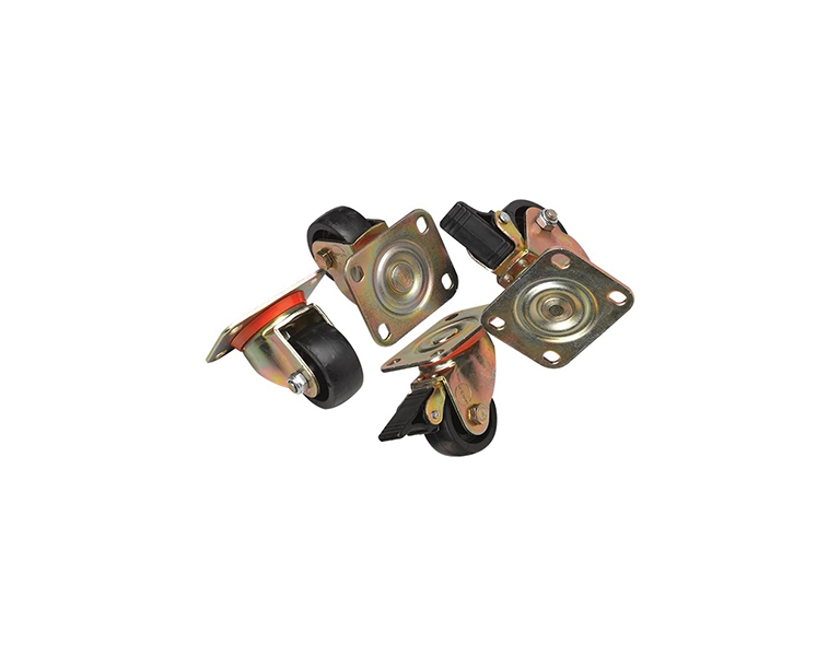 Mirsan TKR5525_GTN Caster Set 4pcs (2+2 with breaks) for free standing racks