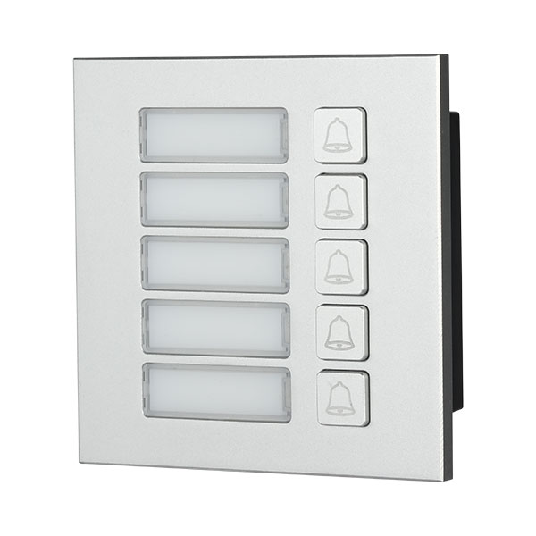 Dahua VTO4202F-MB5 5-Button Module for modular outdoor station hybrid system for VTO4 series Dahua