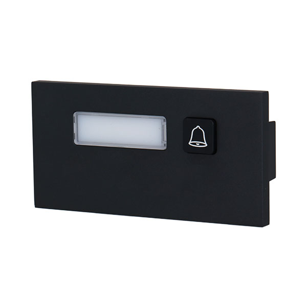 Dahua VTO4202FB-MB1 One-Button module for 2-Wire IP Modular Apartment Door Station, Black