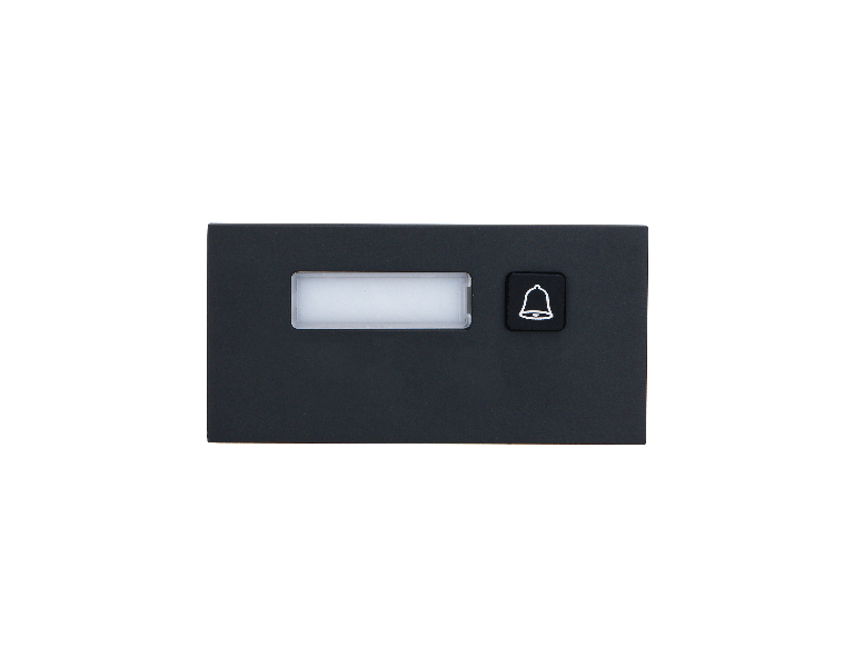 Dahua VTO4202FB-MB1 One-Button module for 2-Wire IP Modular Apartment Door Station, Black